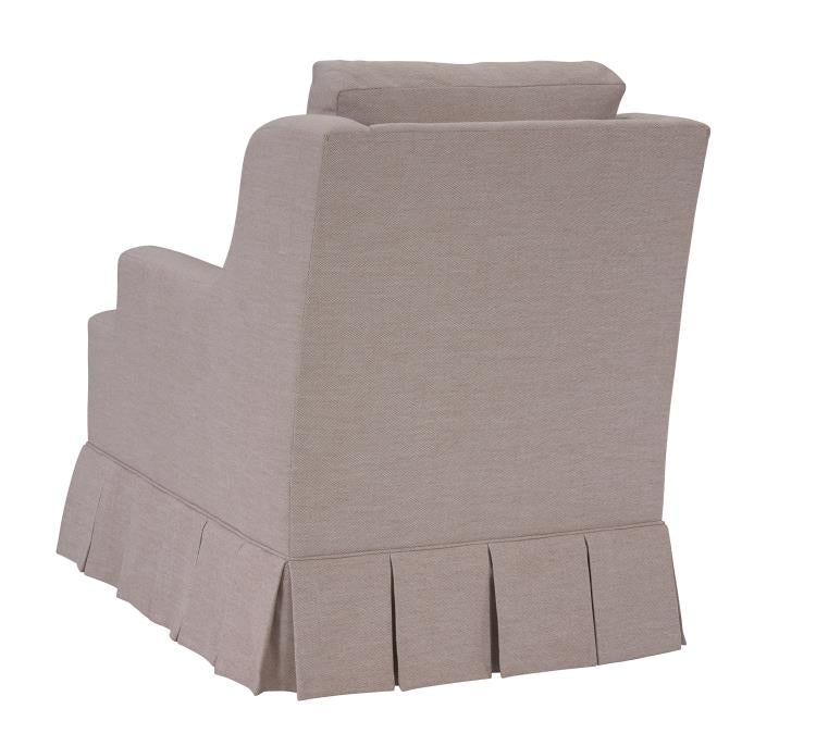 Harrison Swivel Chair - Kickpleat Skirt