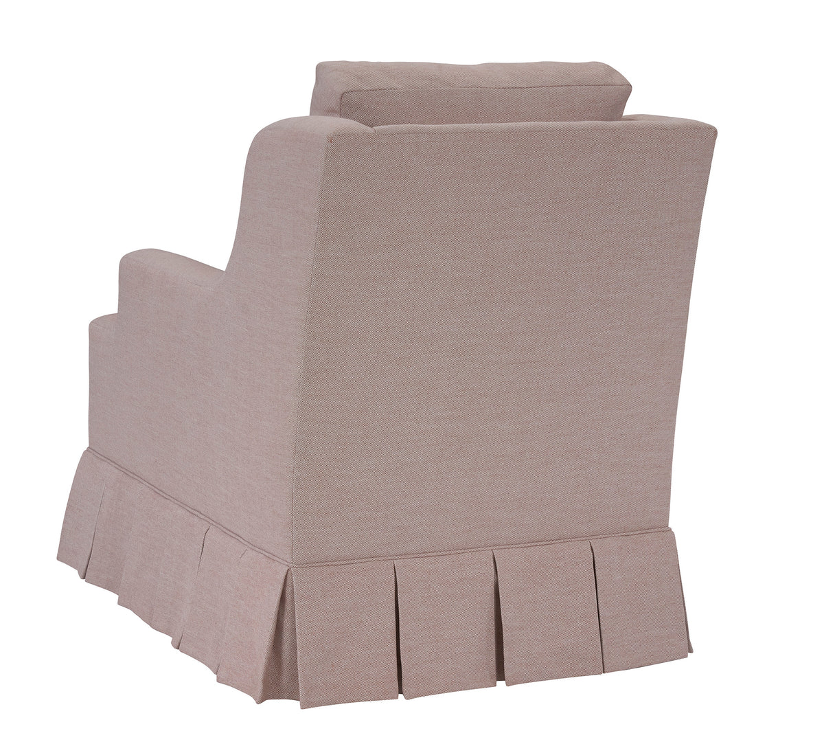 Harrison Swivel Chair - Kickpleat Skirt