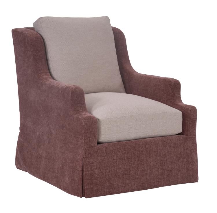 Harrison Swivel Chair - Dressmaker Skirt