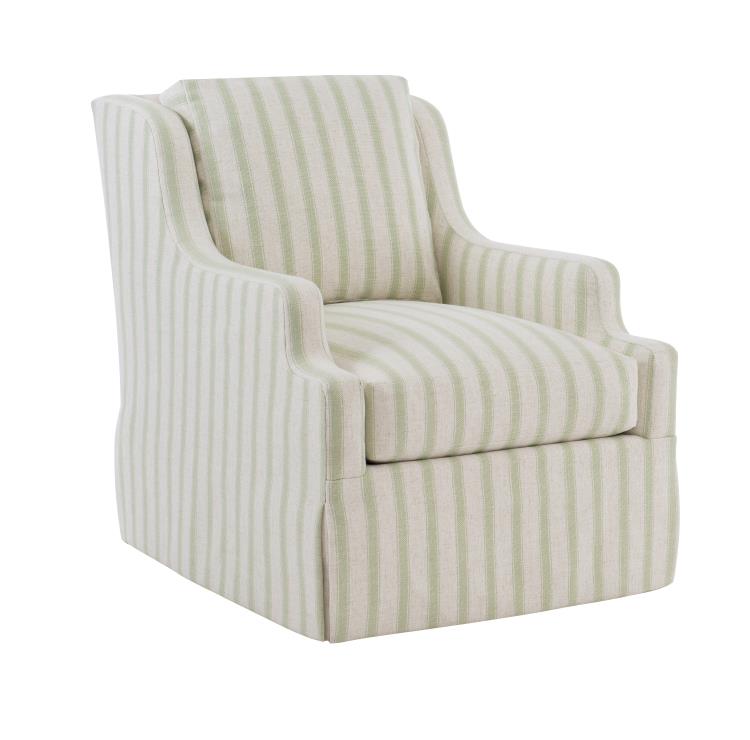 Harrison Swivel Chair - Dressmaker Skirt