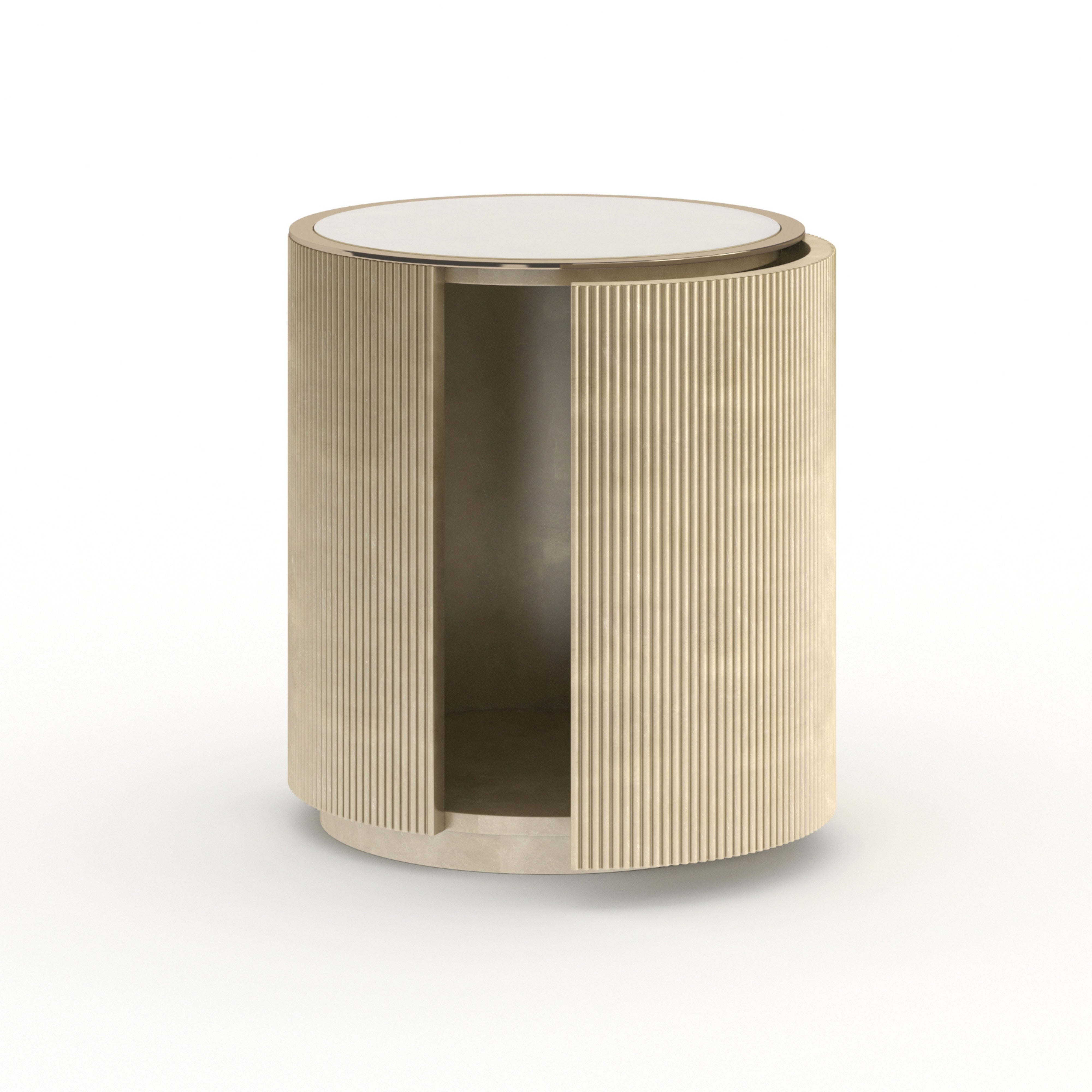 Love Round End Table - Oracle – Side & End Tables by Caracole | Sutter & Vale
