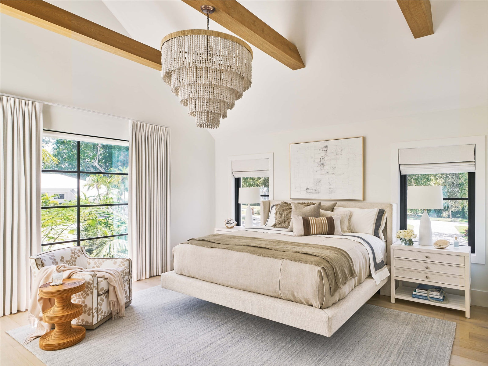 Weekender Coastal Living Home Collection Sainte-Ann Upholstered Bed King
