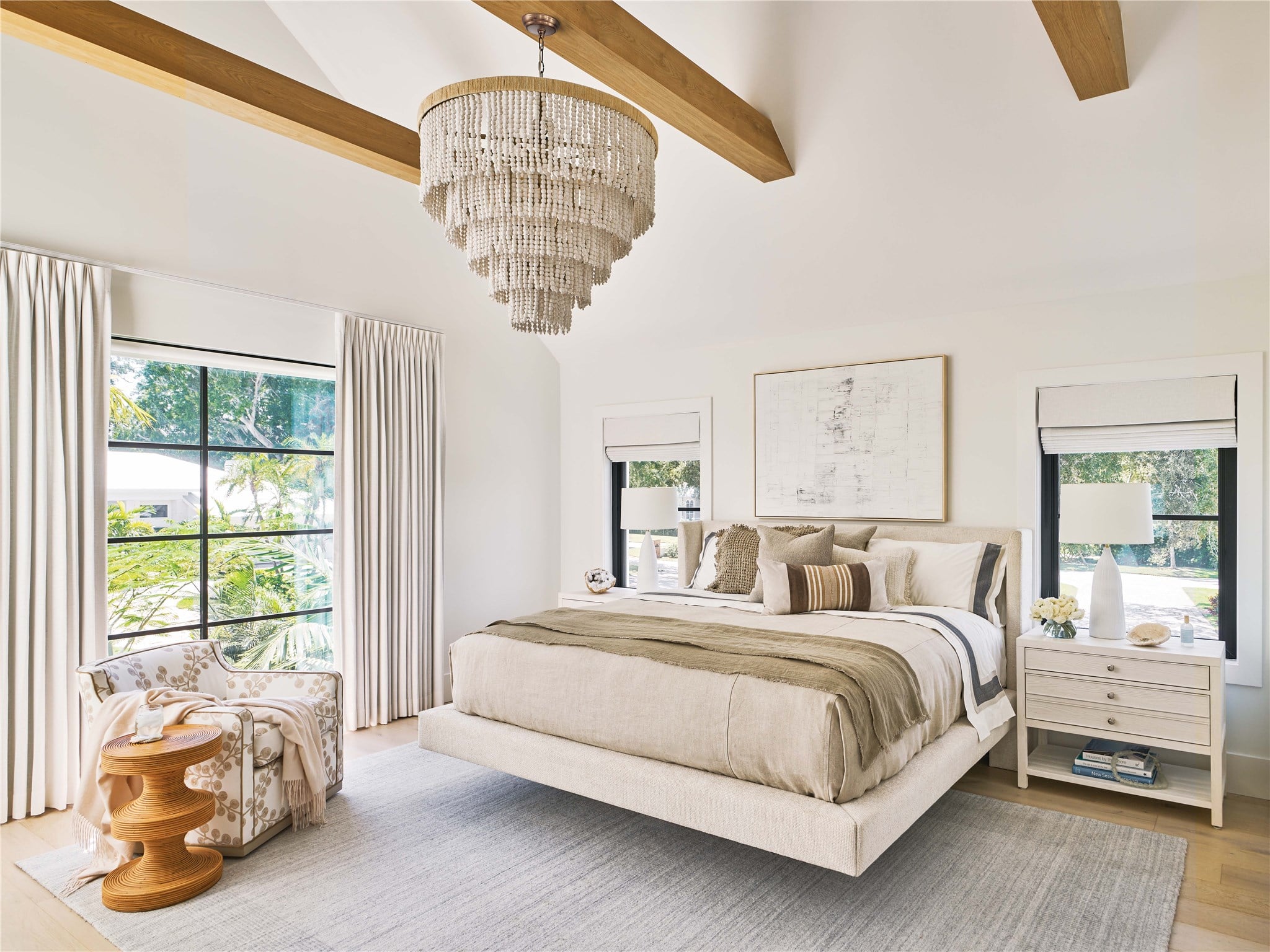 Weekender Coastal Living Home Collection Sainte-Ann Upholstered Bed Queen