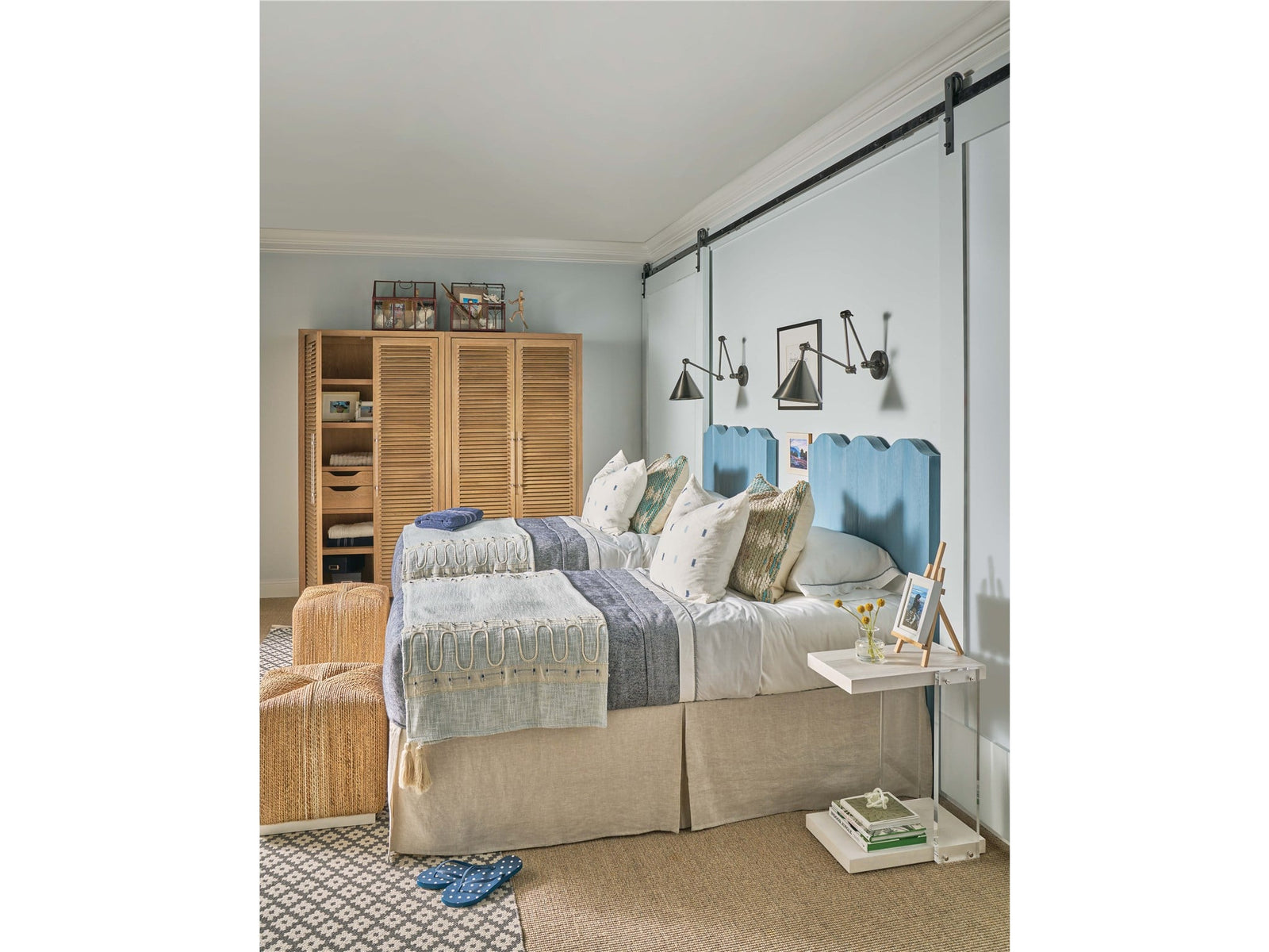 Weekender Coastal Living Home Collection Surf City Bed Headboard Twin