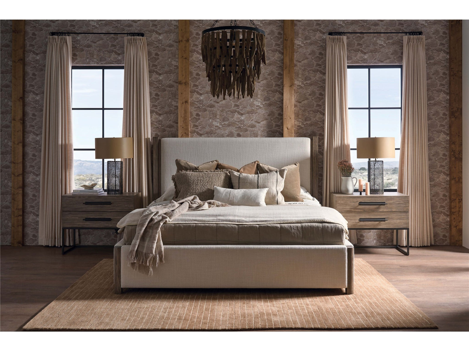 Dwell Boulder Upholstered Bed King