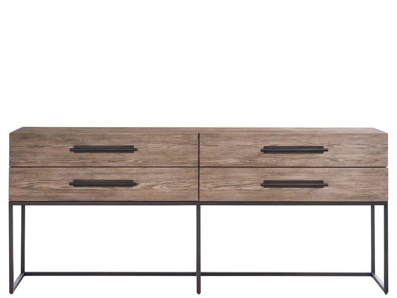 Dwell Boulder Metal Base Console