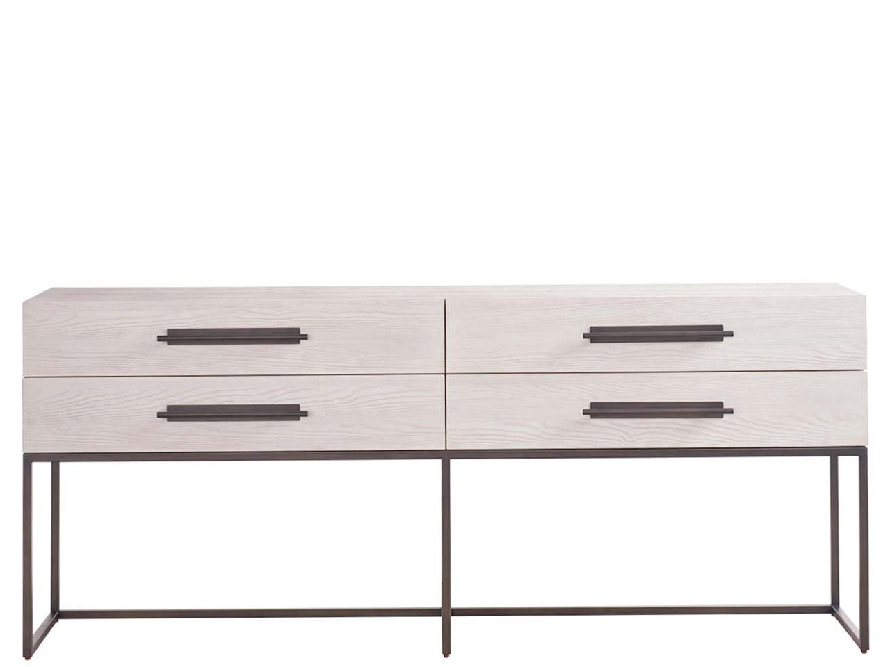 Dwell River Rock Metal Base Console
