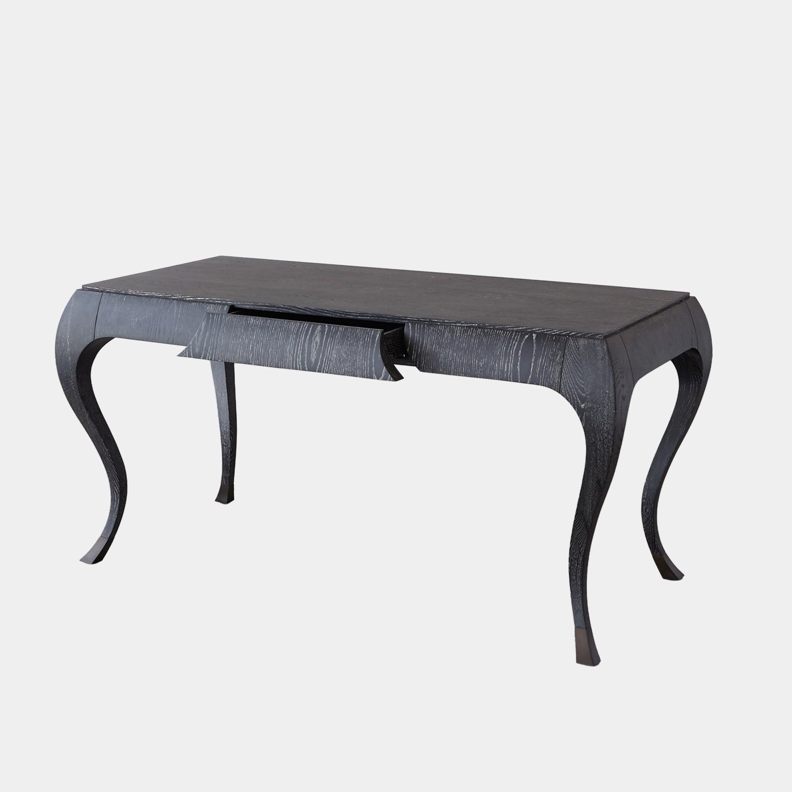 Paris Desk-Black Cerused Oak