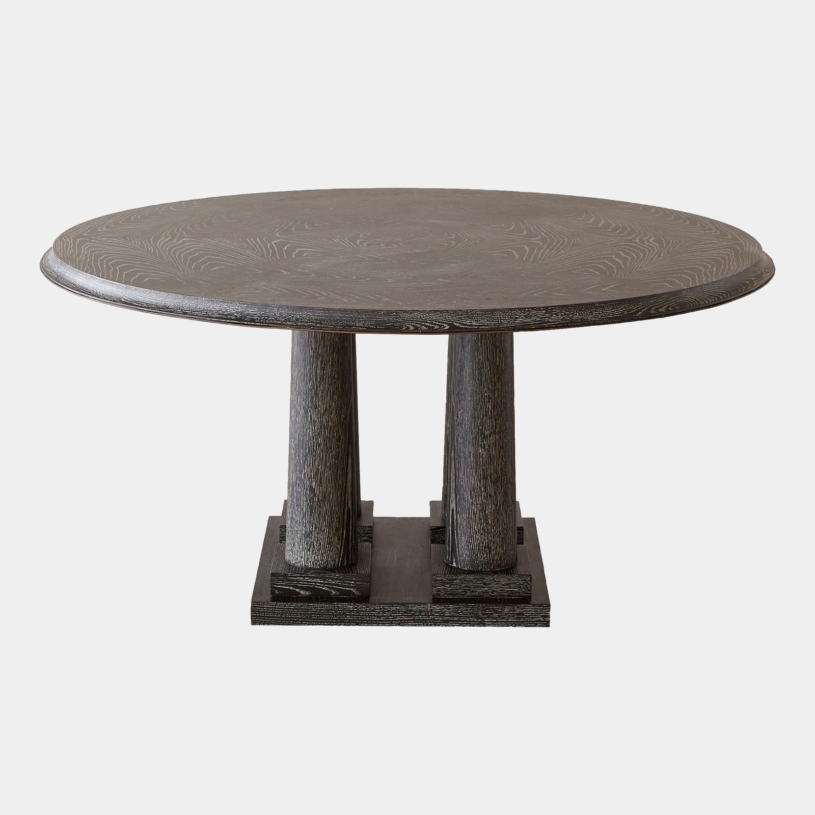 Titian Dining Table-Black Cerused Oak