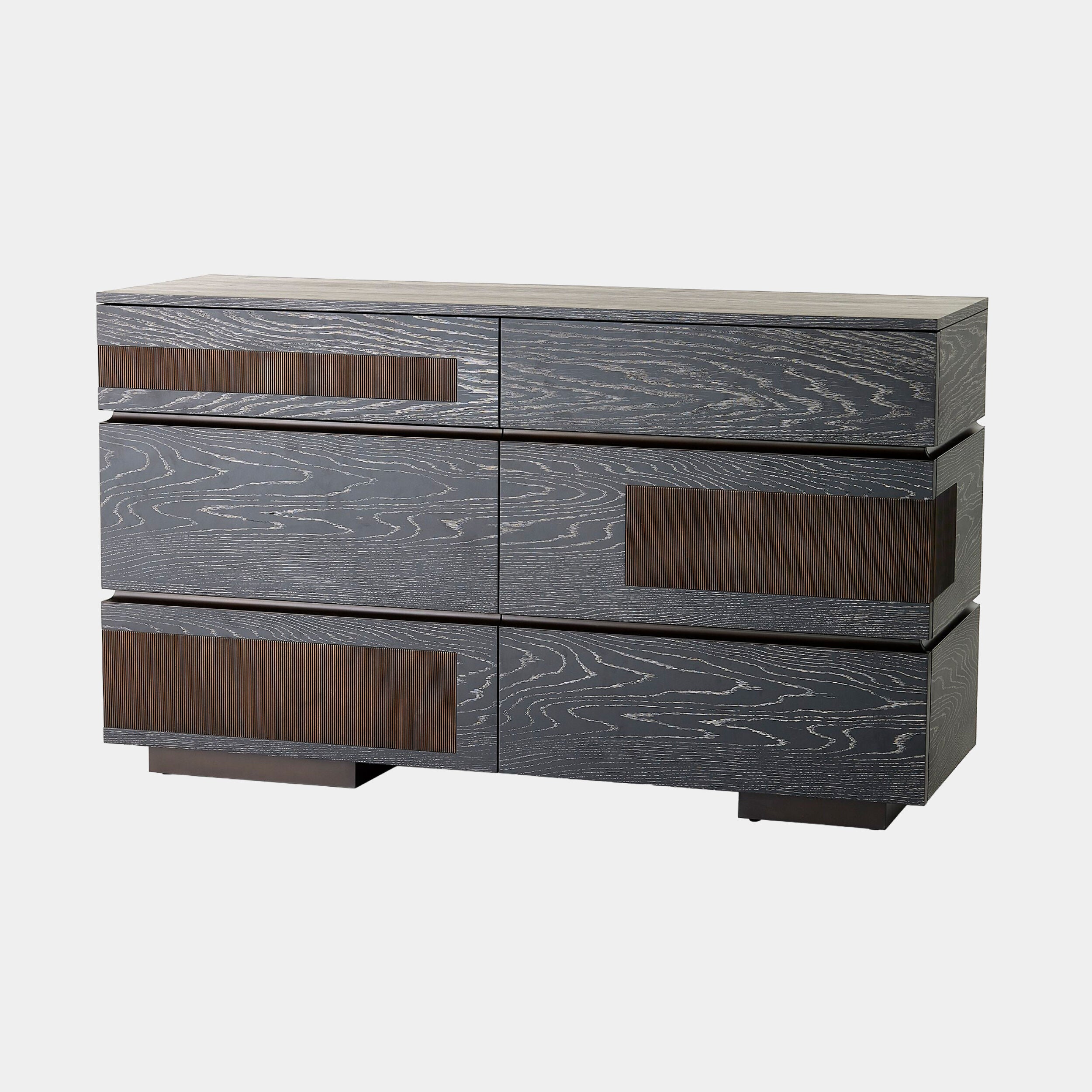 Brazil Dresser-Black Cerused Oak