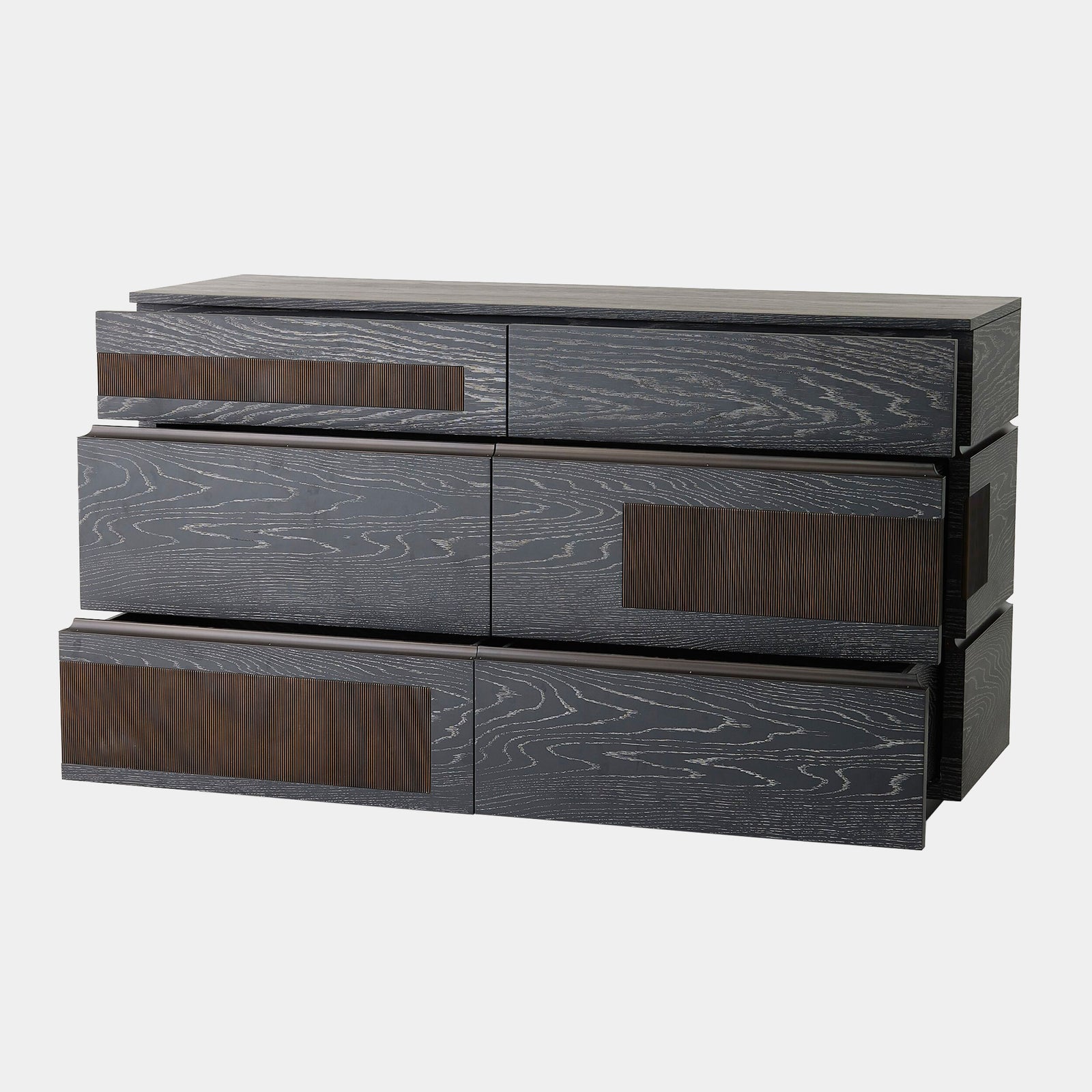 Brazil Dresser-Black Cerused Oak