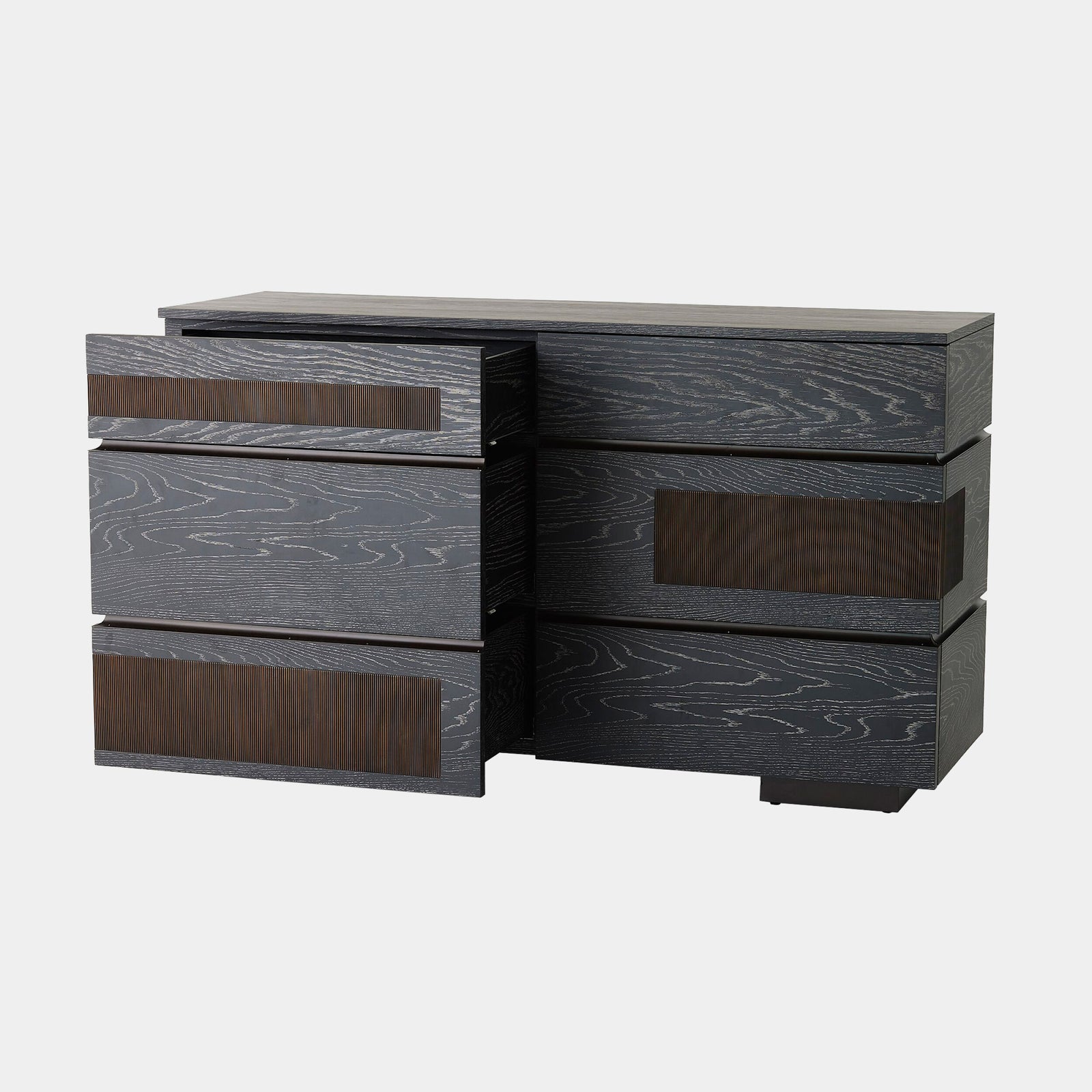 Brazil Dresser-Black Cerused Oak