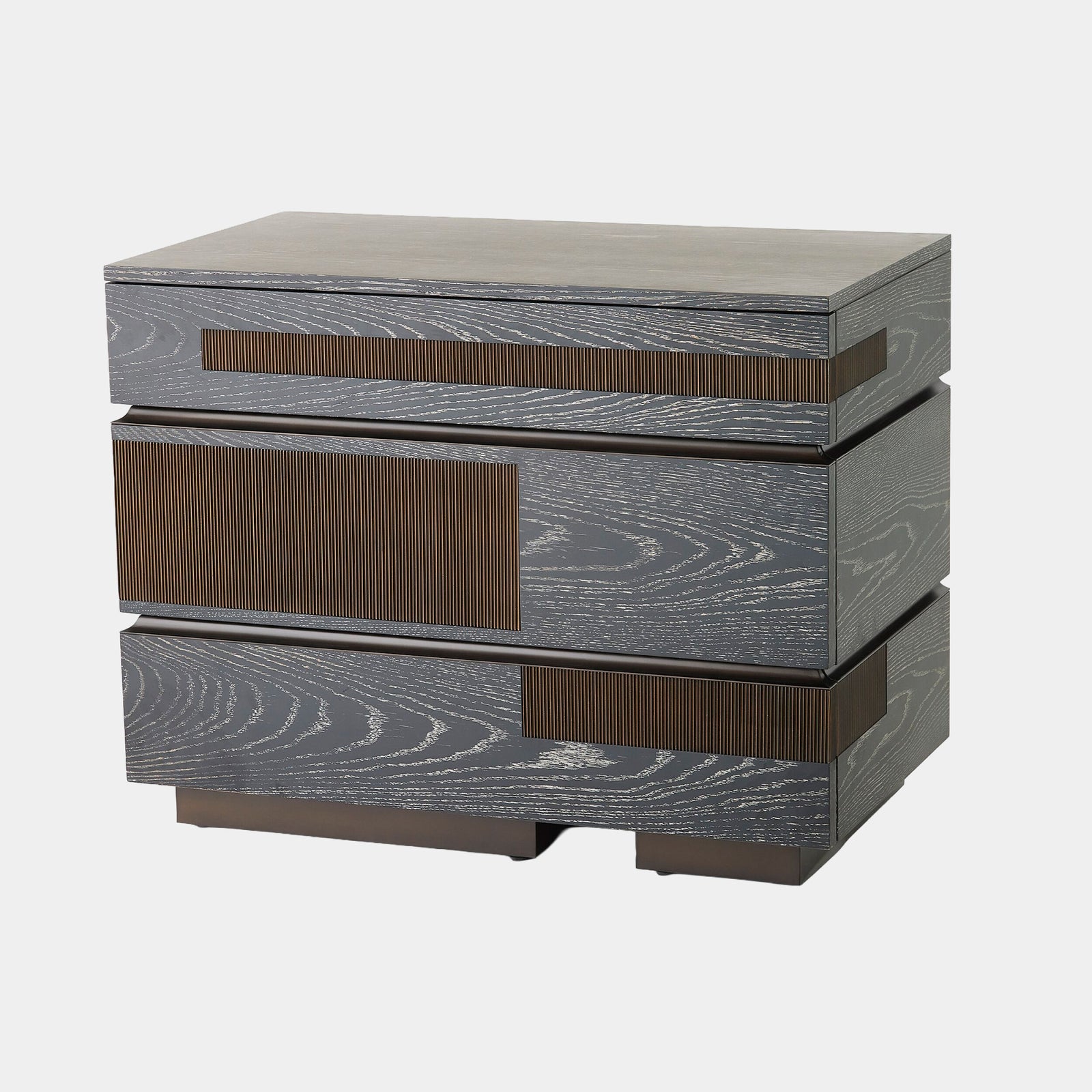 Brazil Chest-Black Cerused Oak