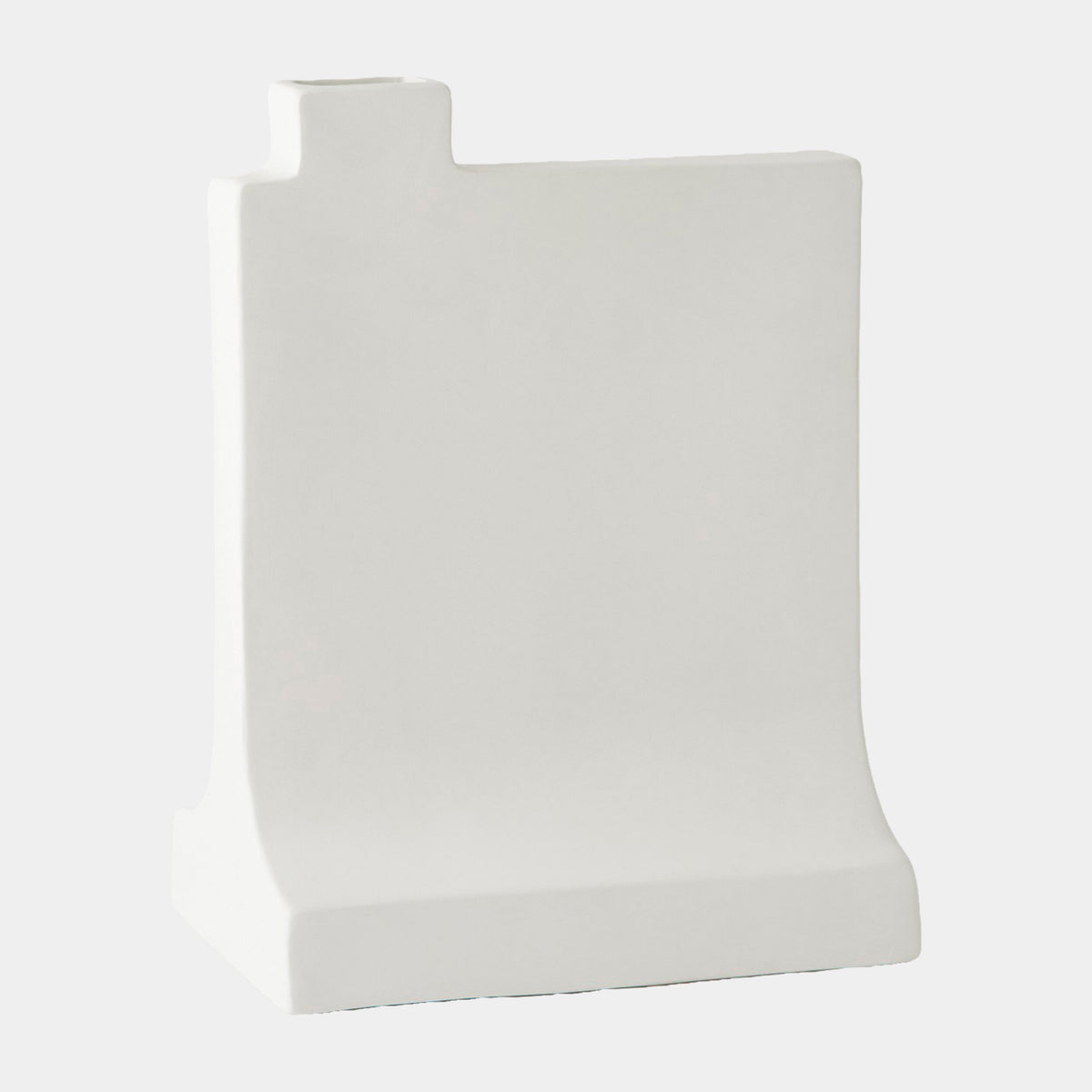 Icon Vase-Matte White-Med