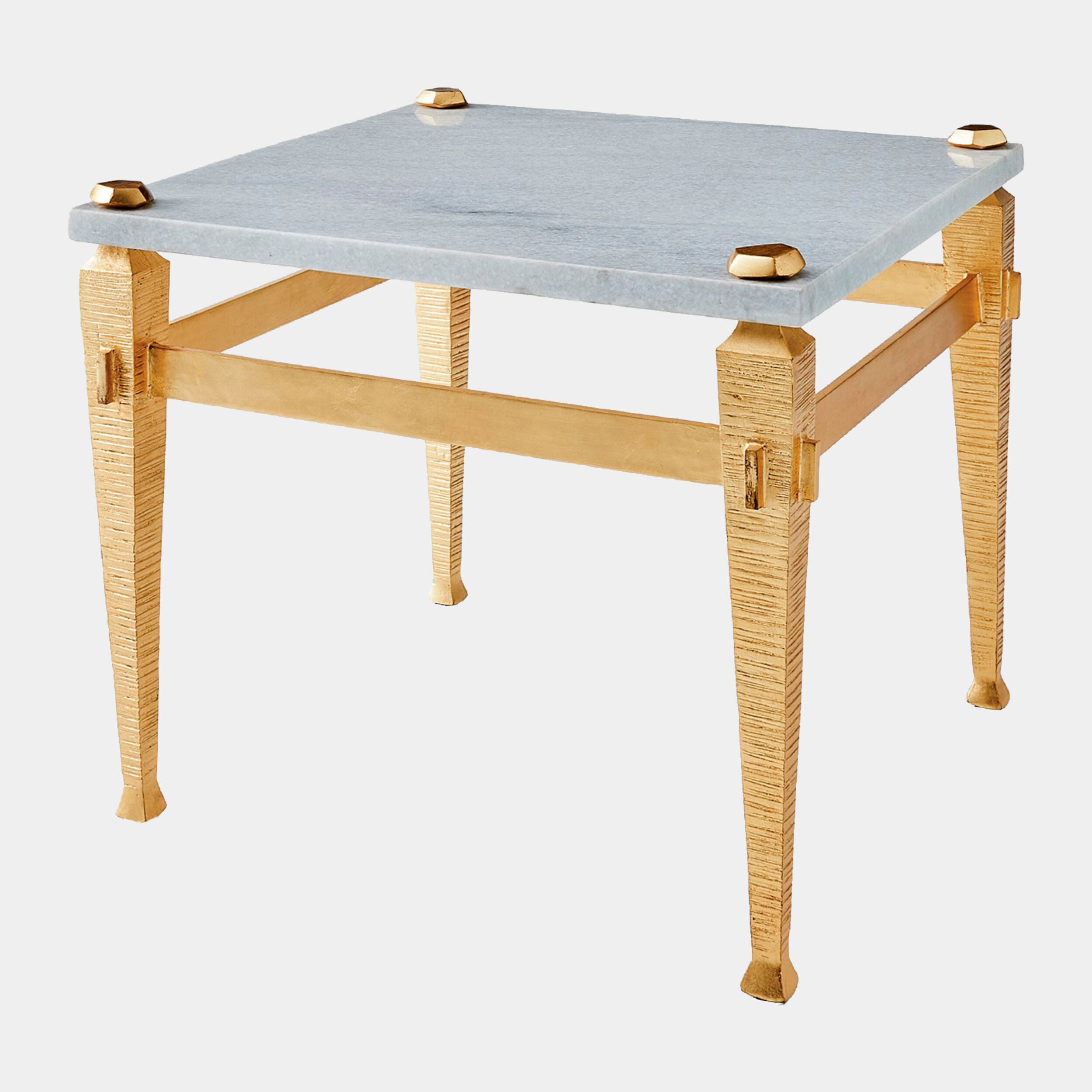 Roman End Table-Gold