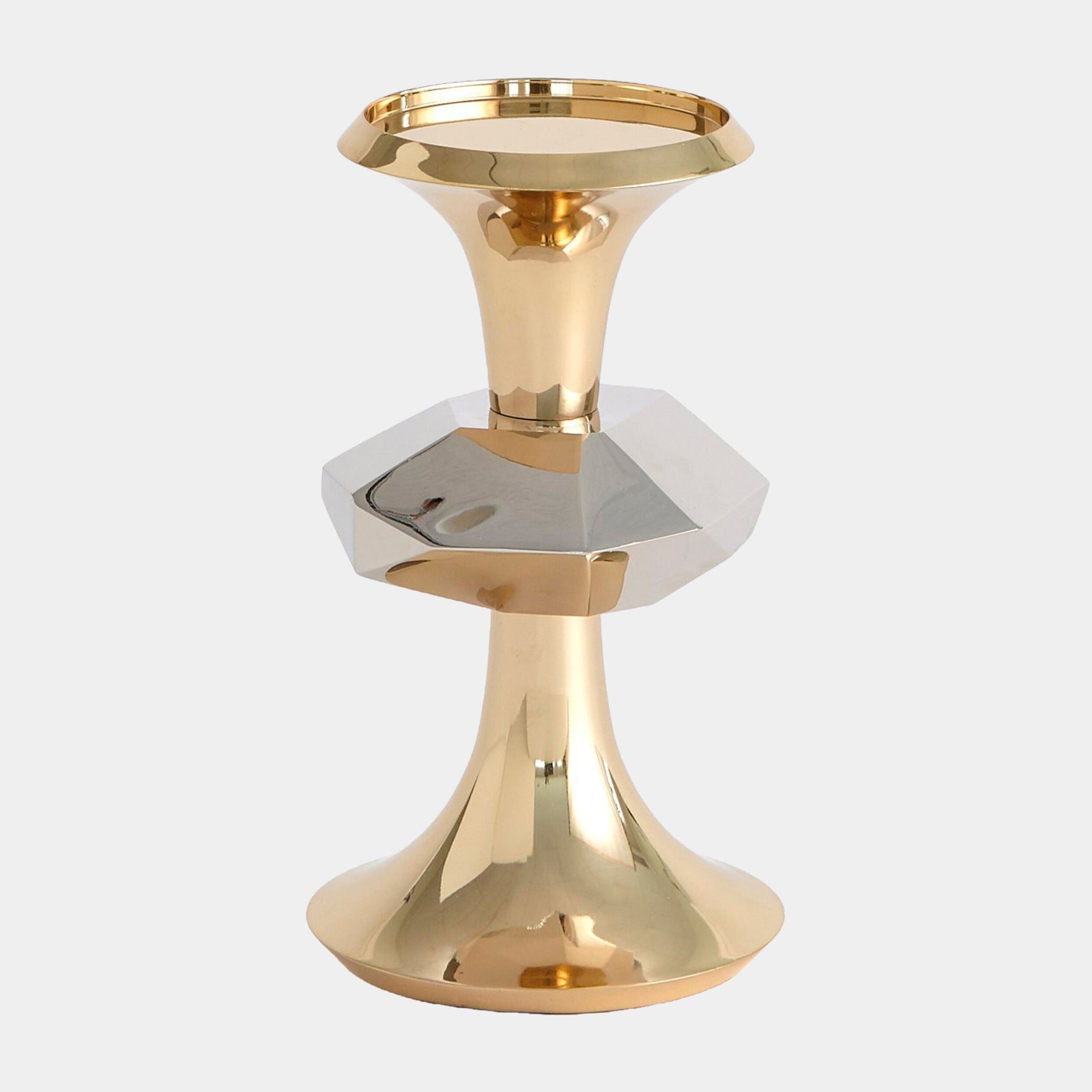 Gabriel Brass Candle Holder-Sm