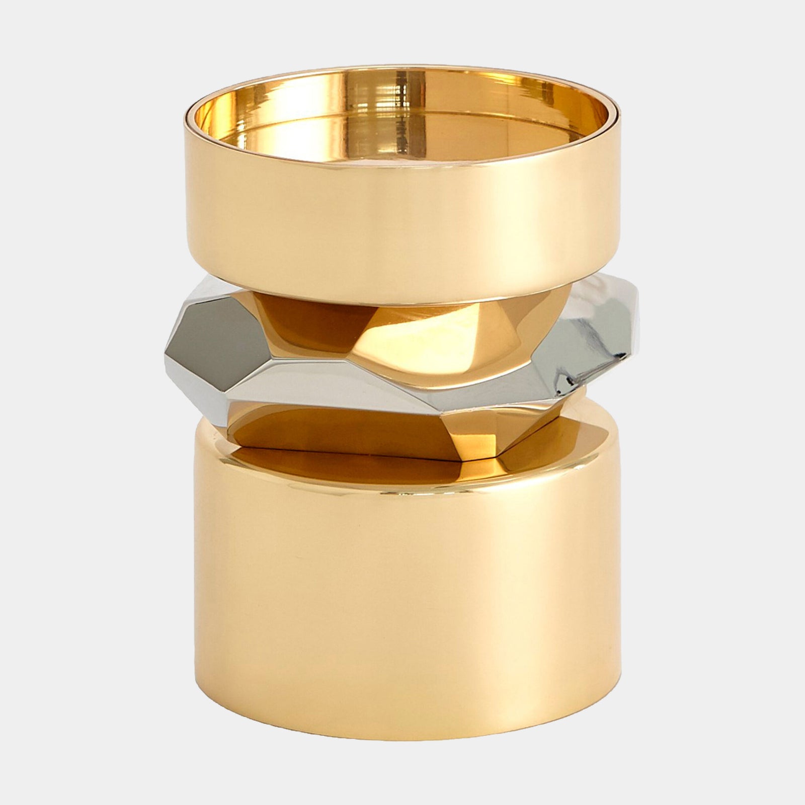 Romano Brass Candle Holder-Short
