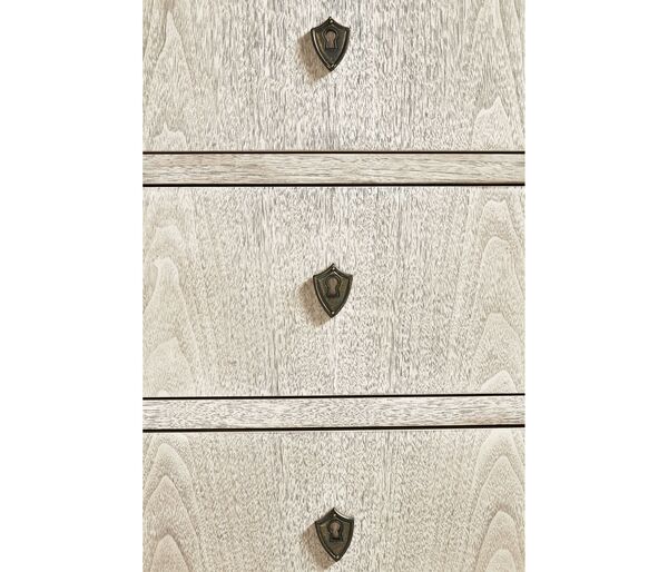 Entropy Louis Phillipe Drawer Chest - Bleached Walnut