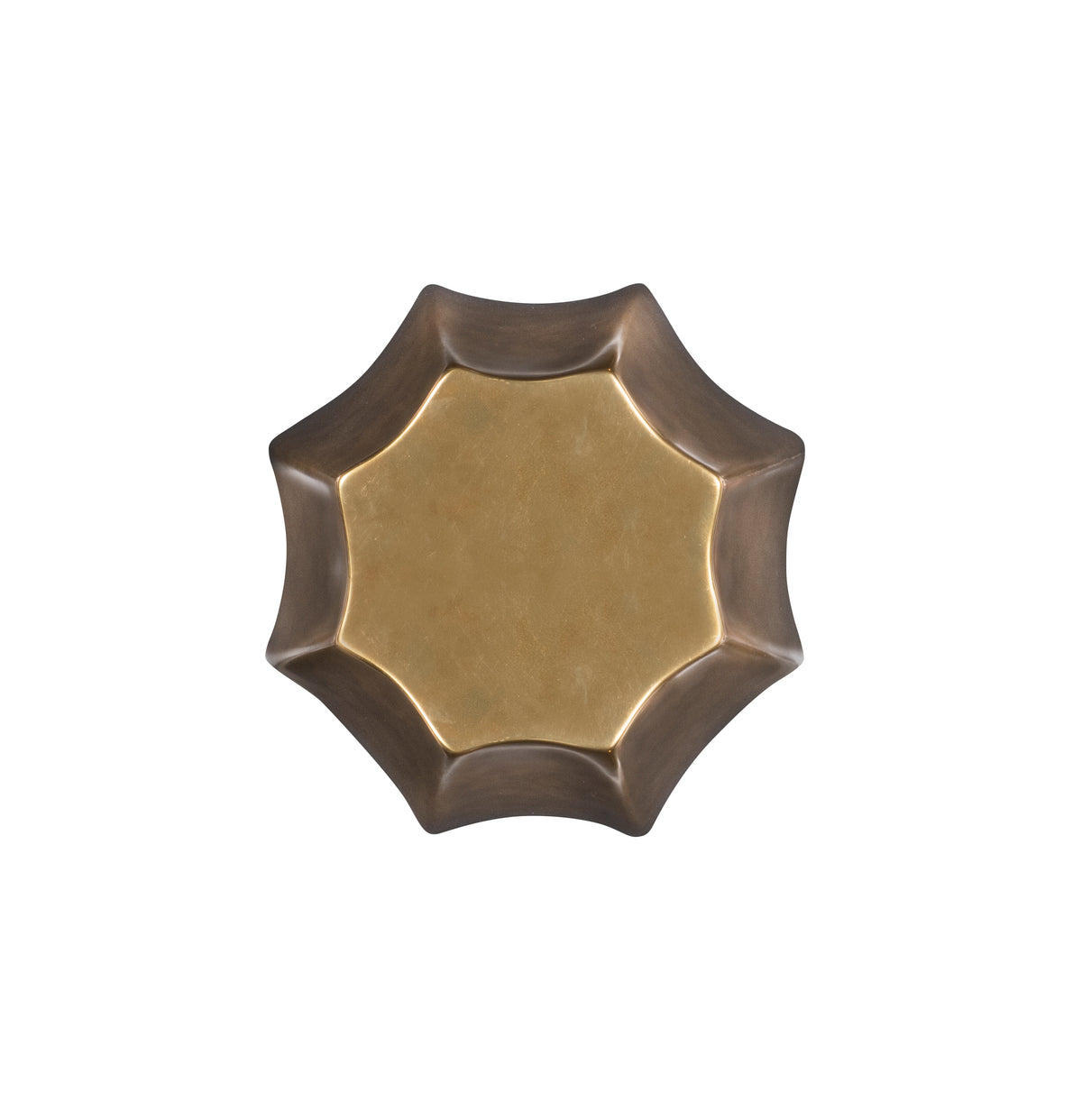 Emerge Brass Chairside Table