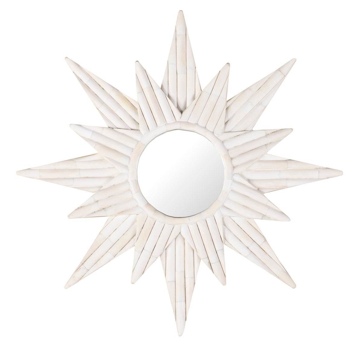 Sunburst Bone Mirror