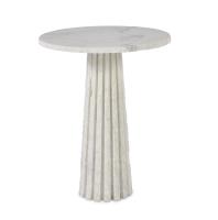 Barco Accent Table - Travertine