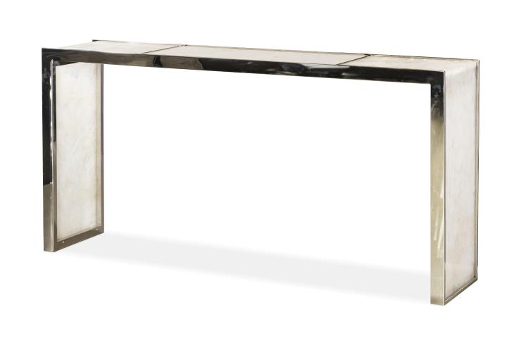 Samantha Glassy Quartz Console