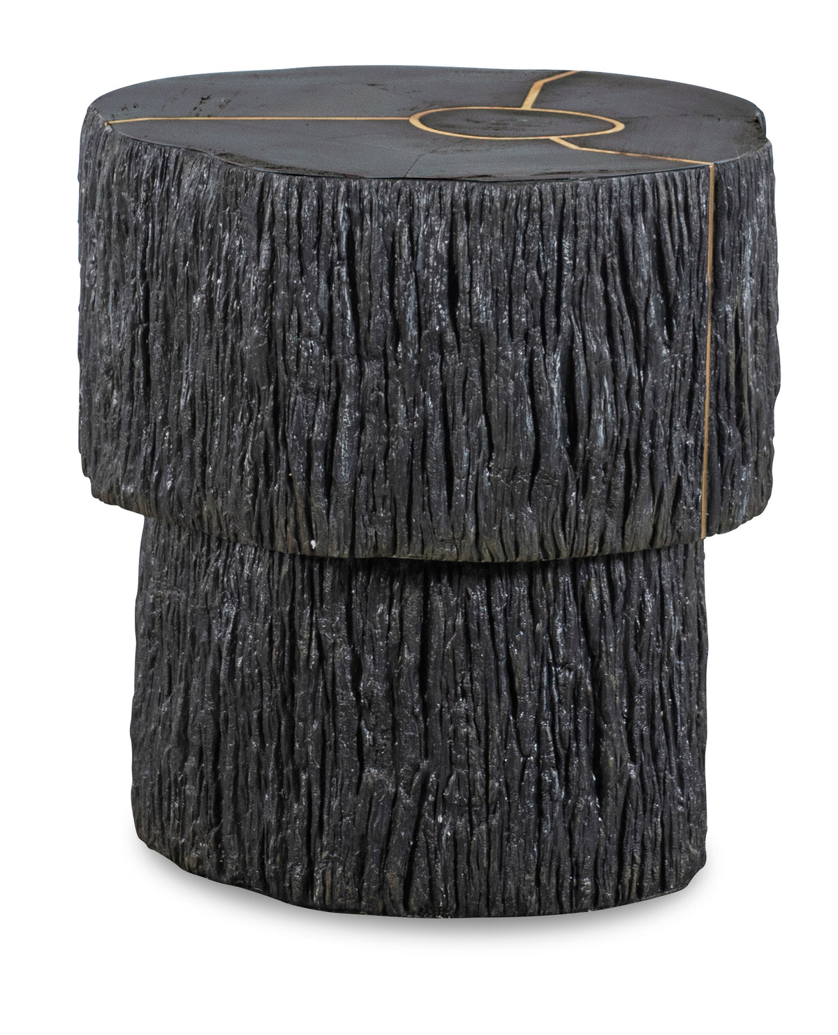 Elan Petrified Wood Accent Table -