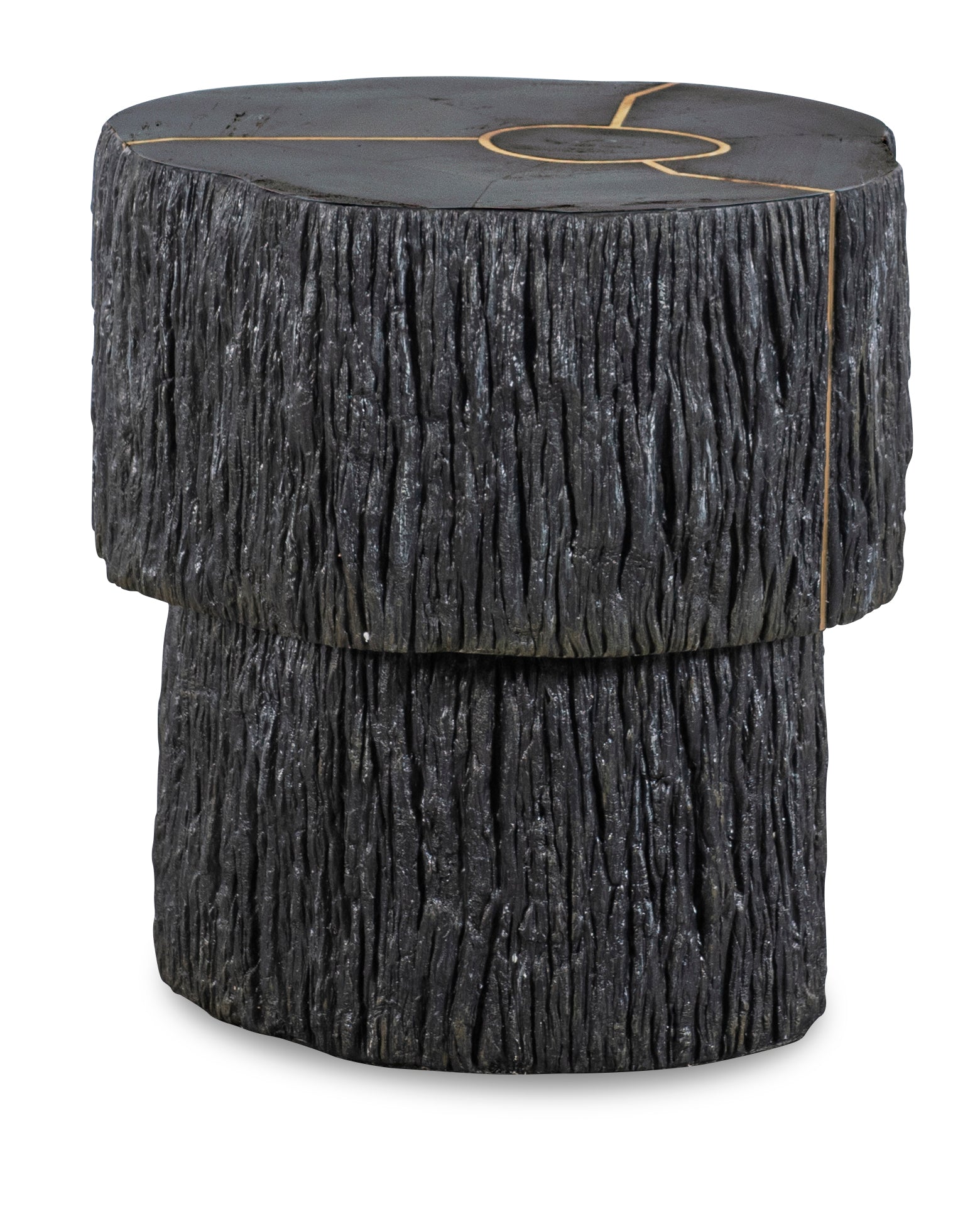 Elan Petrified Wood Accent Table -