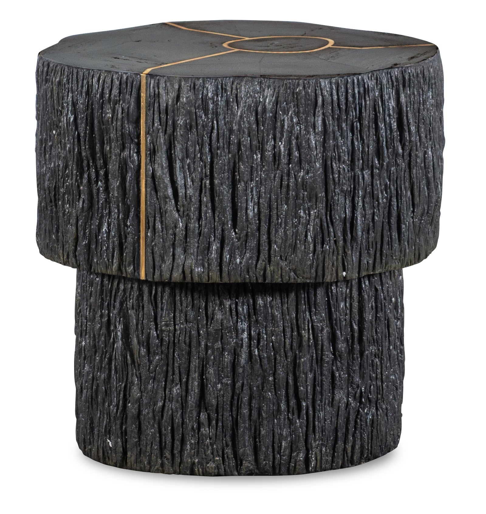 Elan Petrified Wood Accent Table -