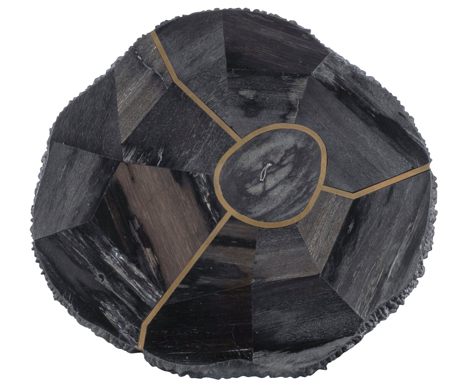Elan Petrified Wood Accent Table -