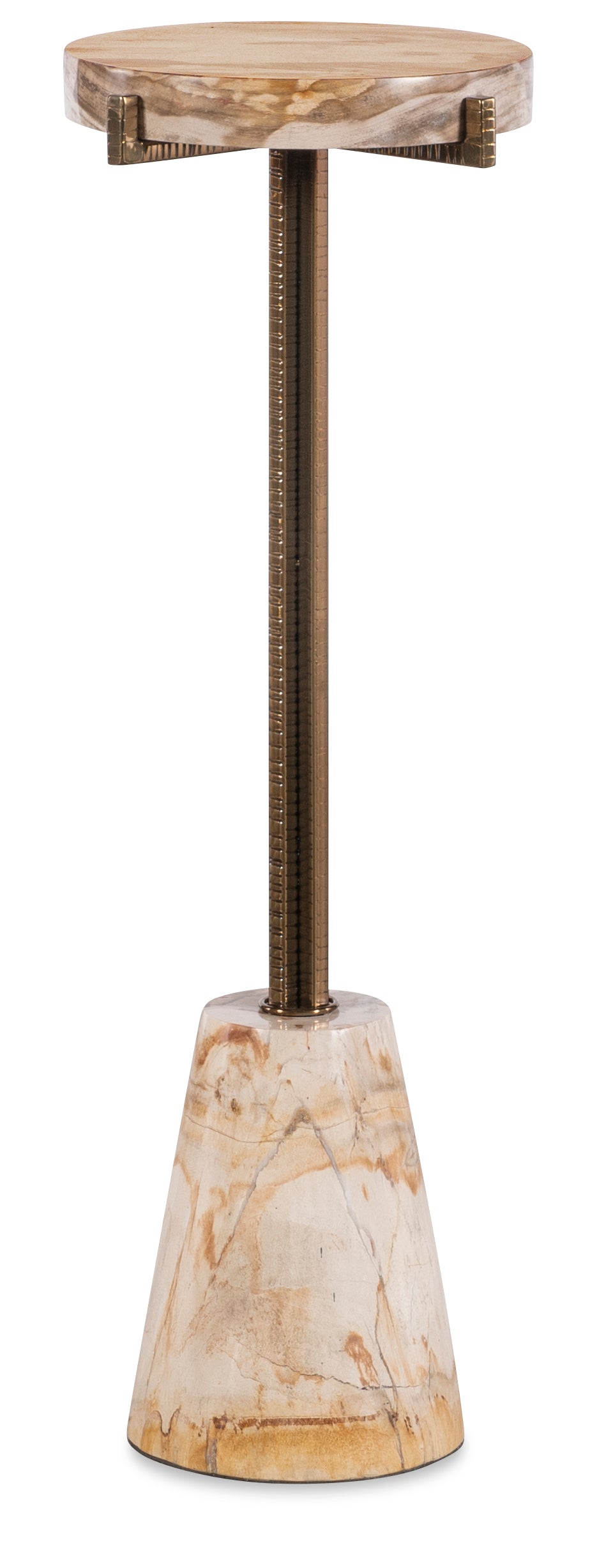 Acme Petrified Wood Drinks Table -