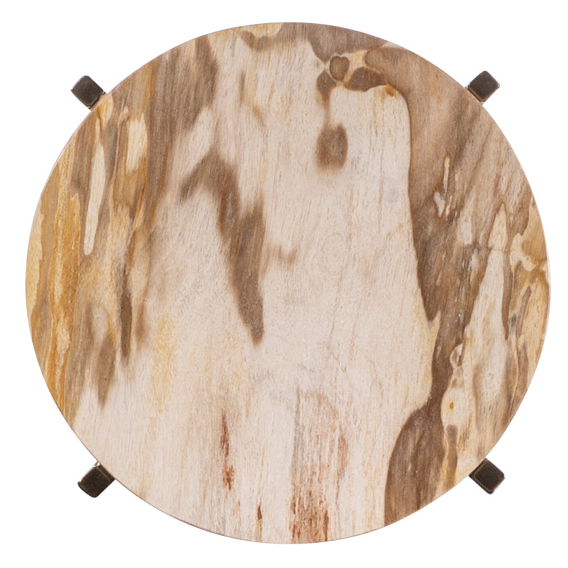 Acme Petrified Wood Drinks Table -