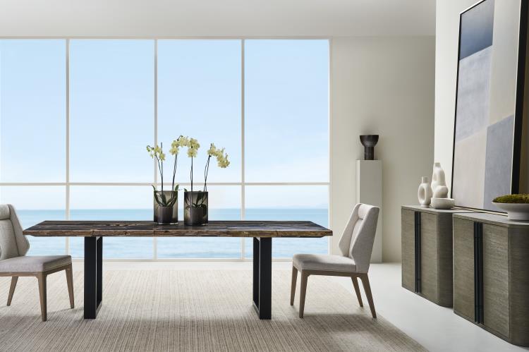 Andreas Petrified Wood Dining Table -