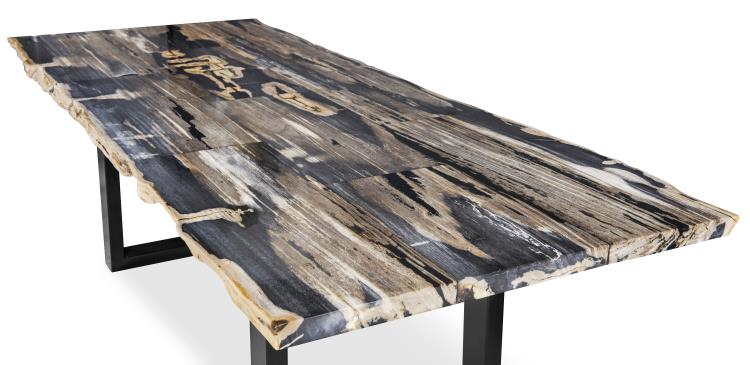 Andreas Petrified Wood Dining Table -