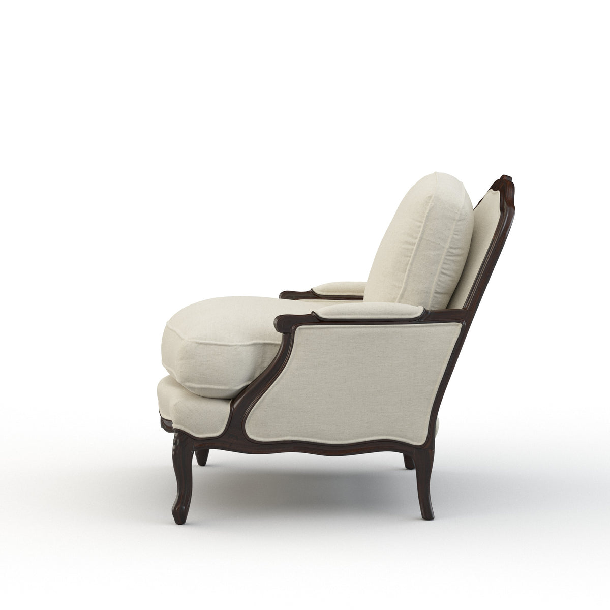 exposed wood chair