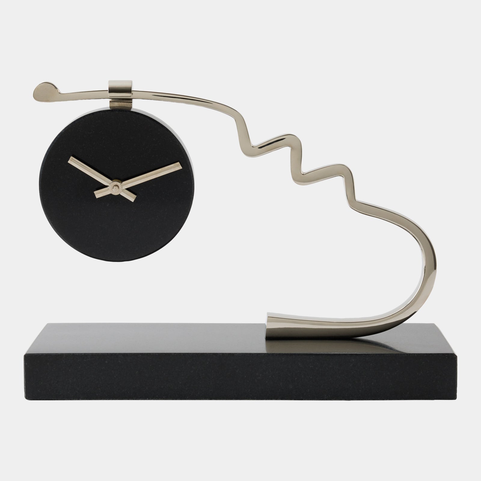 Profile Clock-Nickel