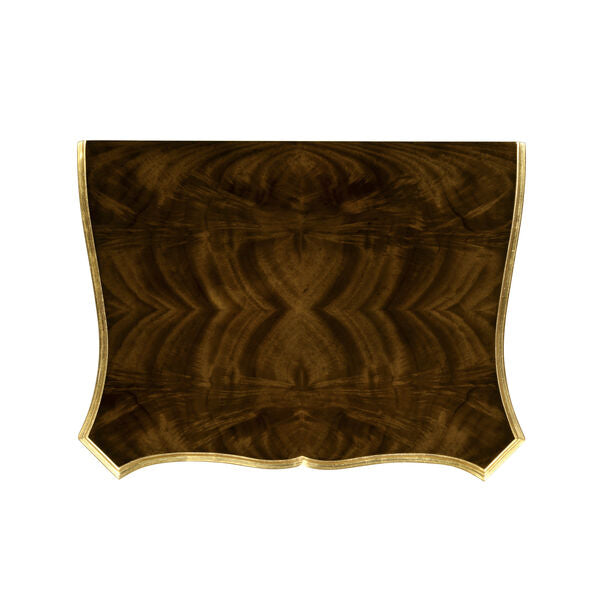 Mahogany & Gilded Nightstand