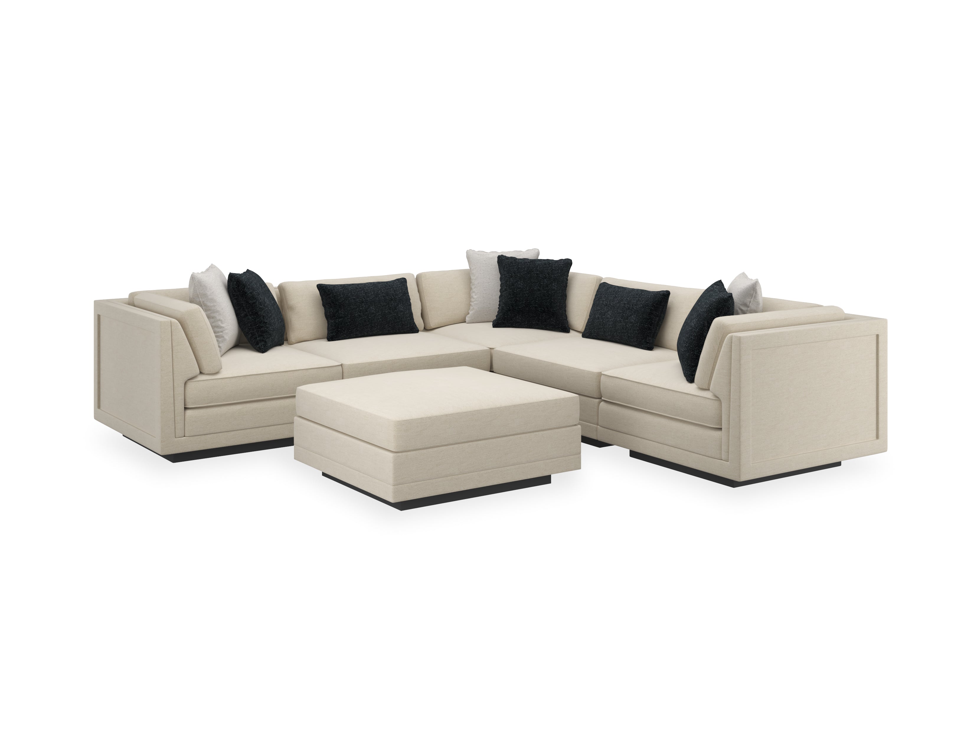 * Fusion 6 Piece Sectional