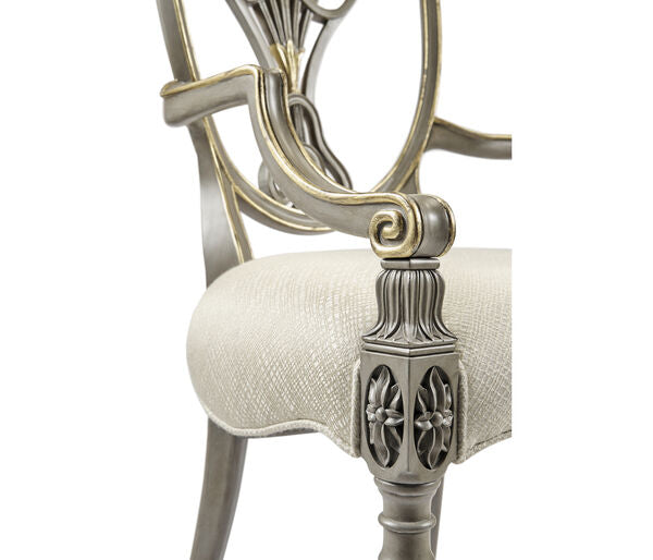Buckingham Shield Back Arm Chair