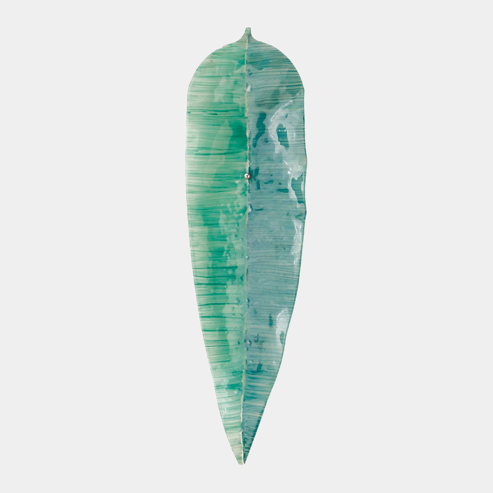 Panra Glass Wall Leaf-Blue/Green