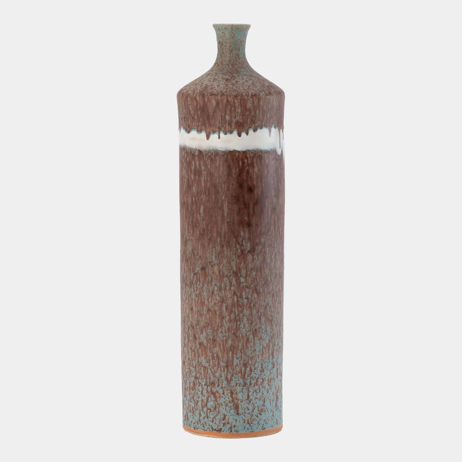 Tuscan Collection Soft Stripe Bottle Vase