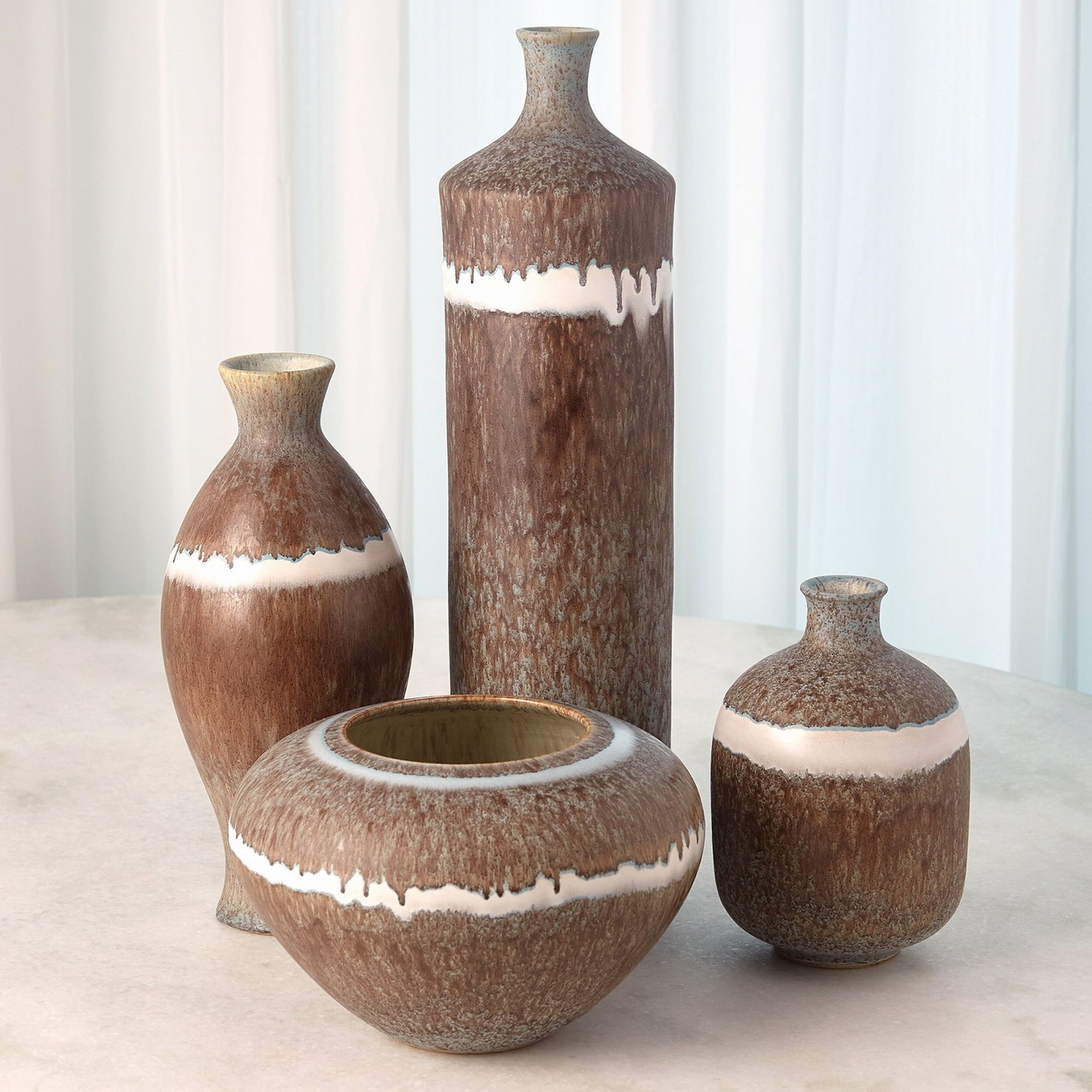 Tuscan Collection Soft Stripe Vase
