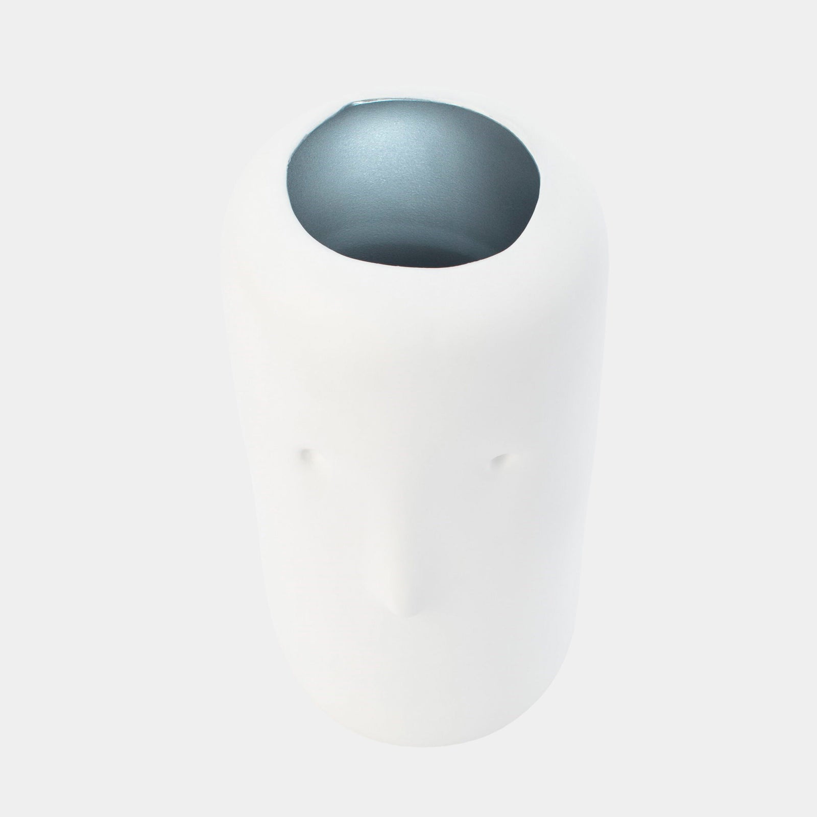 Impressionistic Face Umbrella Stand-White