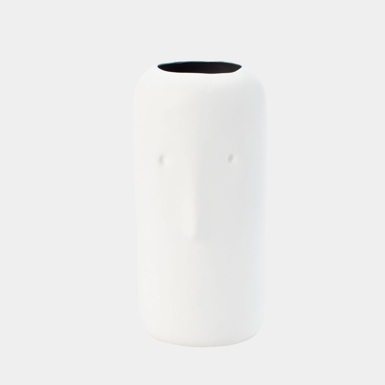 Impressionistic Face Umbrella Stand-White