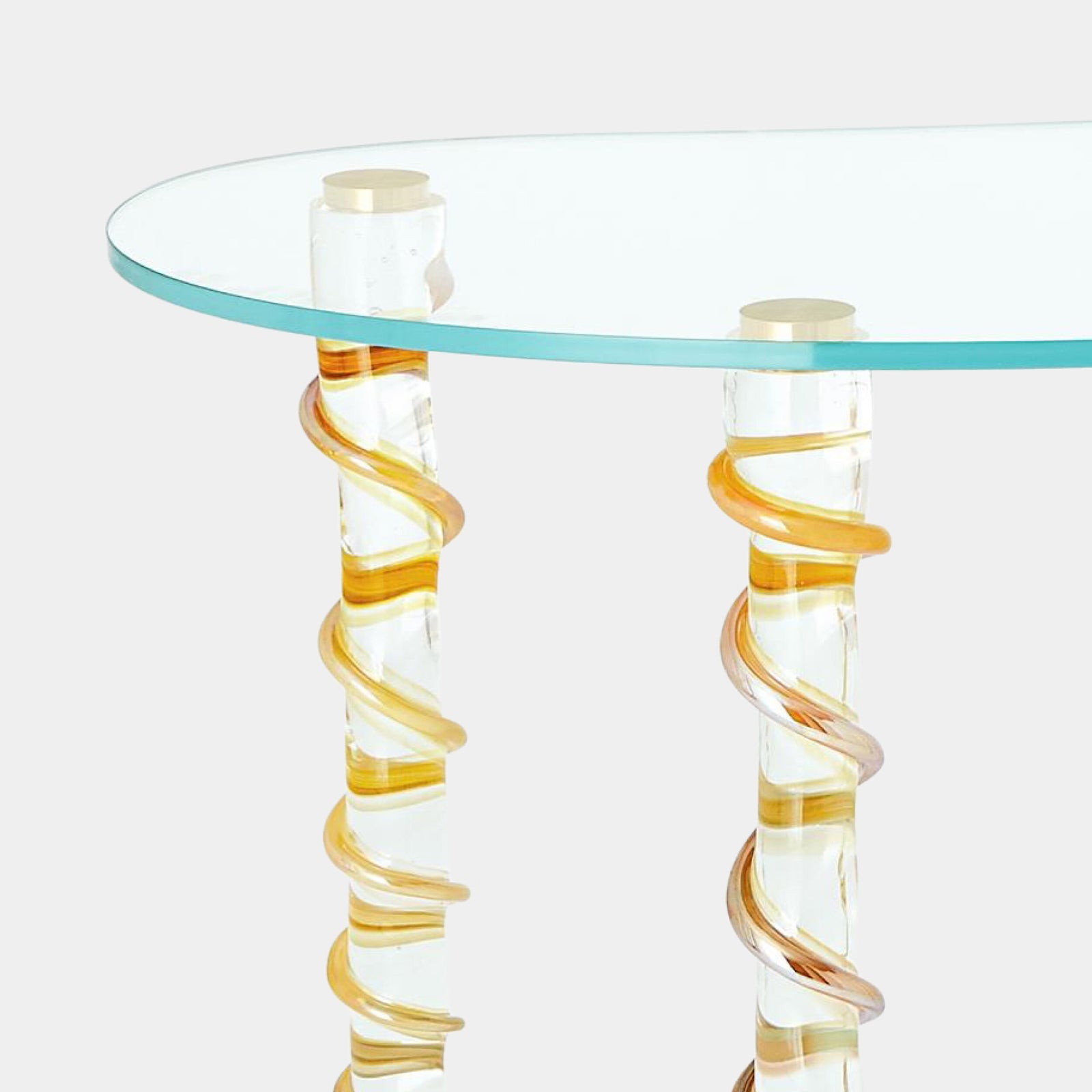 Kidney Glass Vanity/Desk