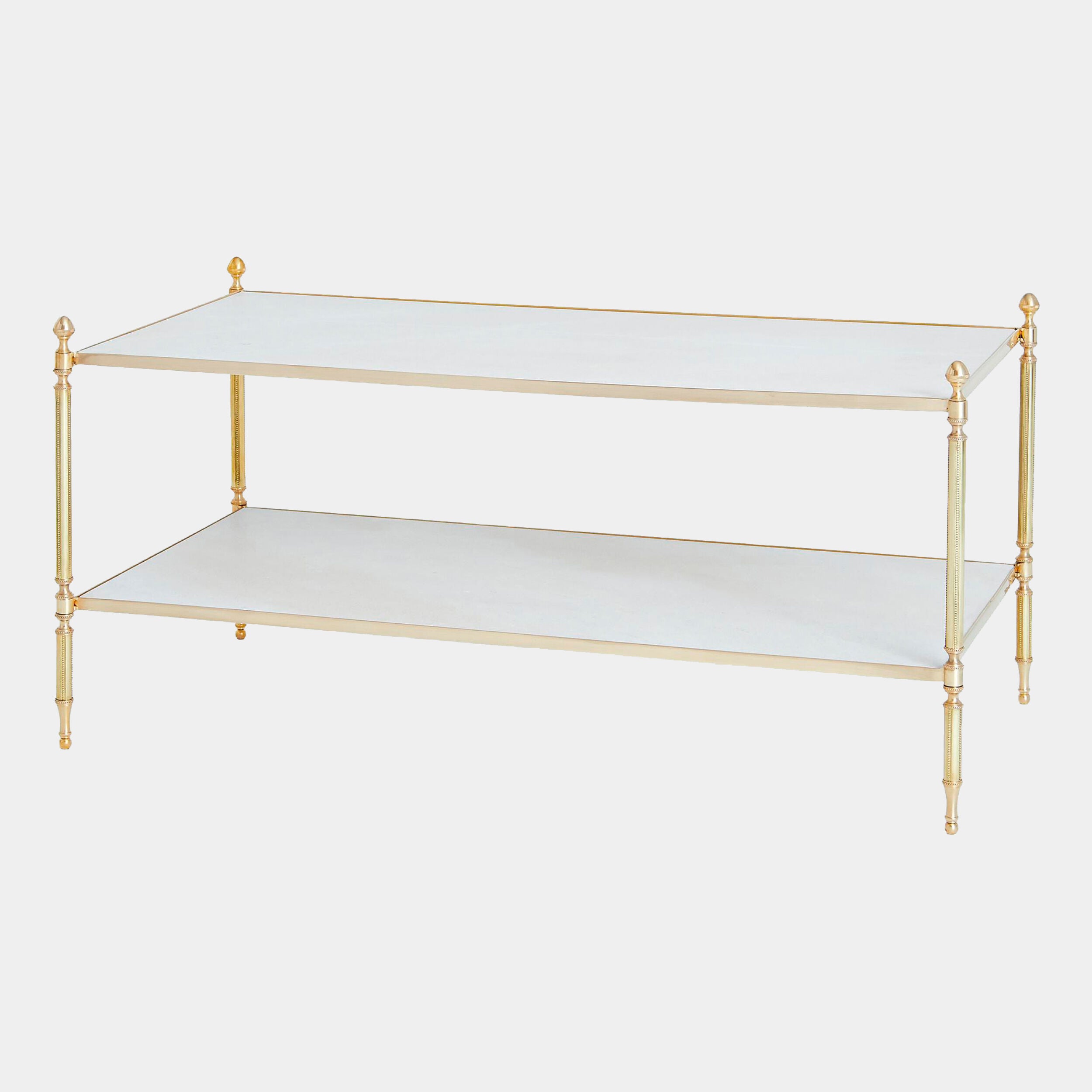 Acorn Cocktail Table-Brass