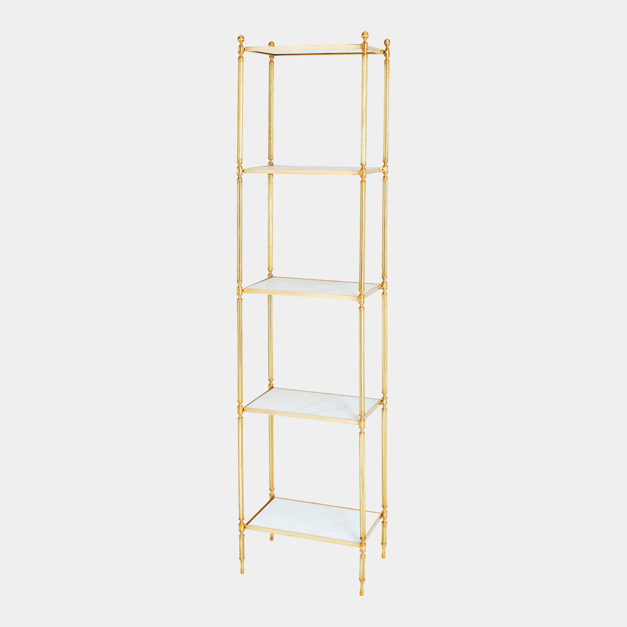 Acorn Etagere-Brass