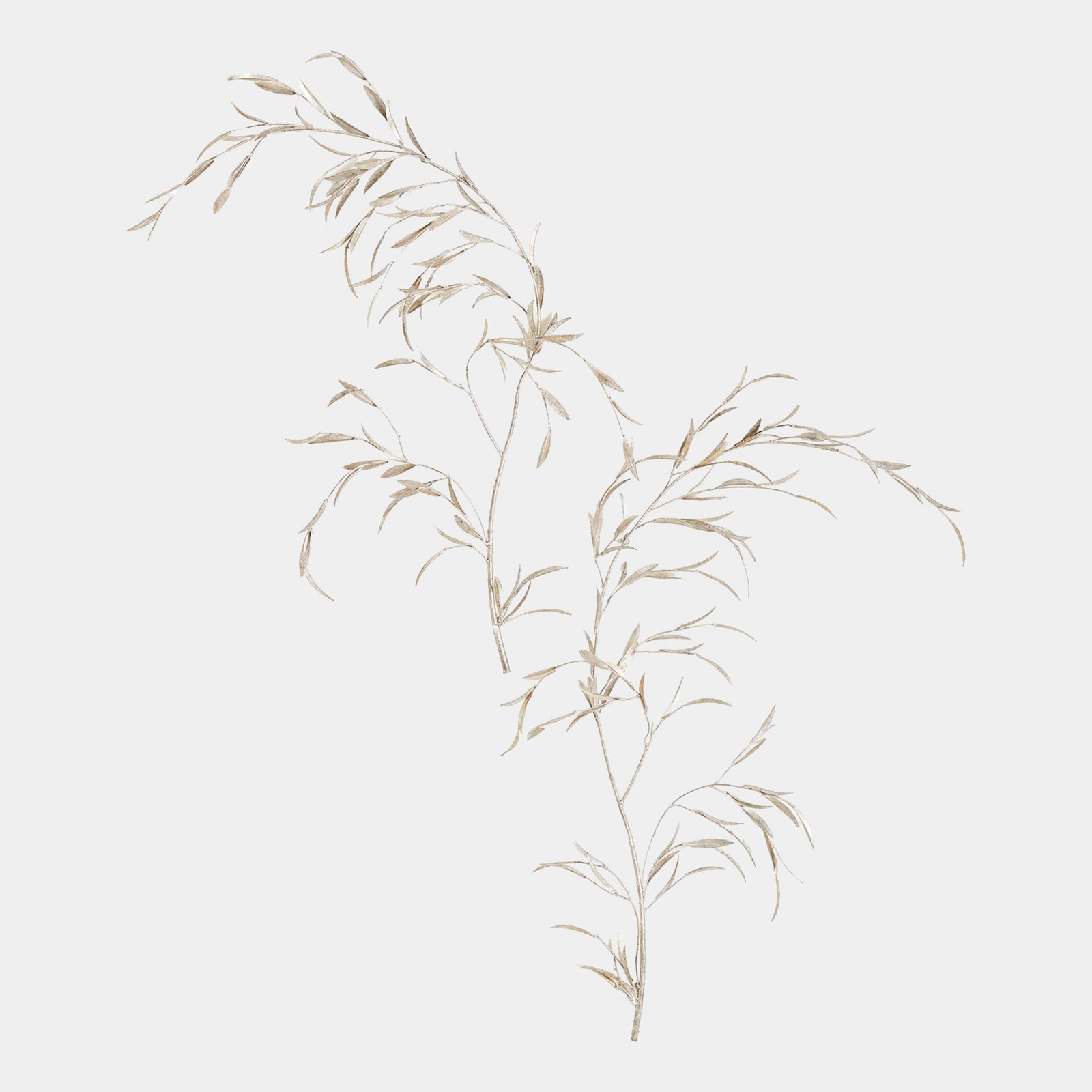 Weeping Willow Wall Decor-Silver Leaf