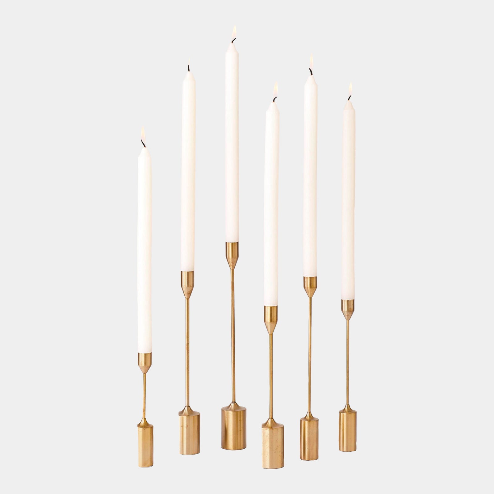 Mitford S/6 Tapers-Brass