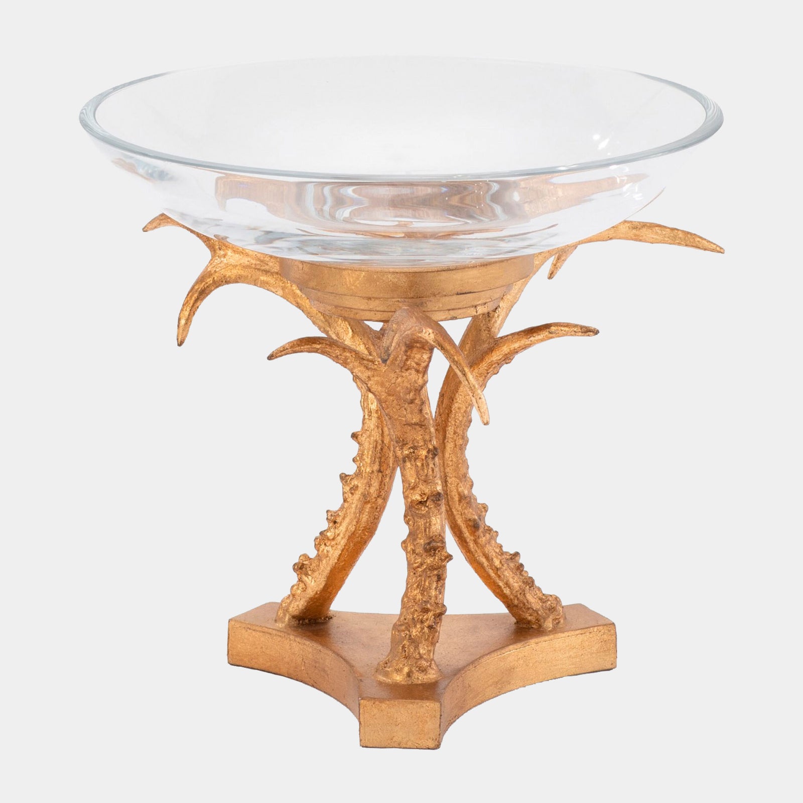 Corno Tripod Bowl Holder-Gold